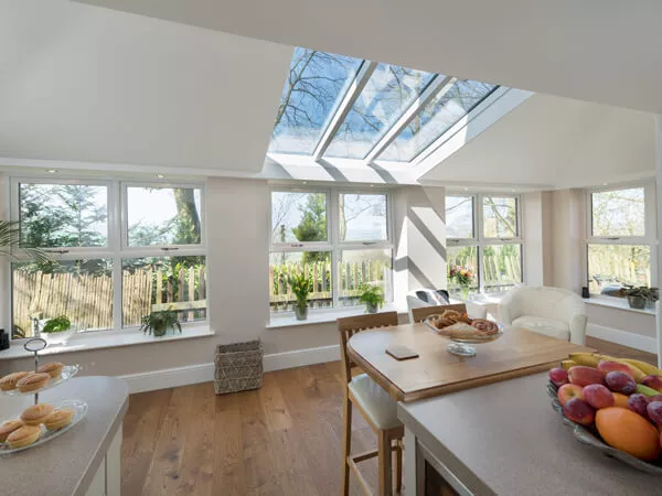 Tiled Roof Sunroom Extension Internal Detail